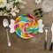 8 Count Candy World Wrapped Candy Shaped Paper Dessert Plates 7.5 Inch Disposable Tableware for Candy Party